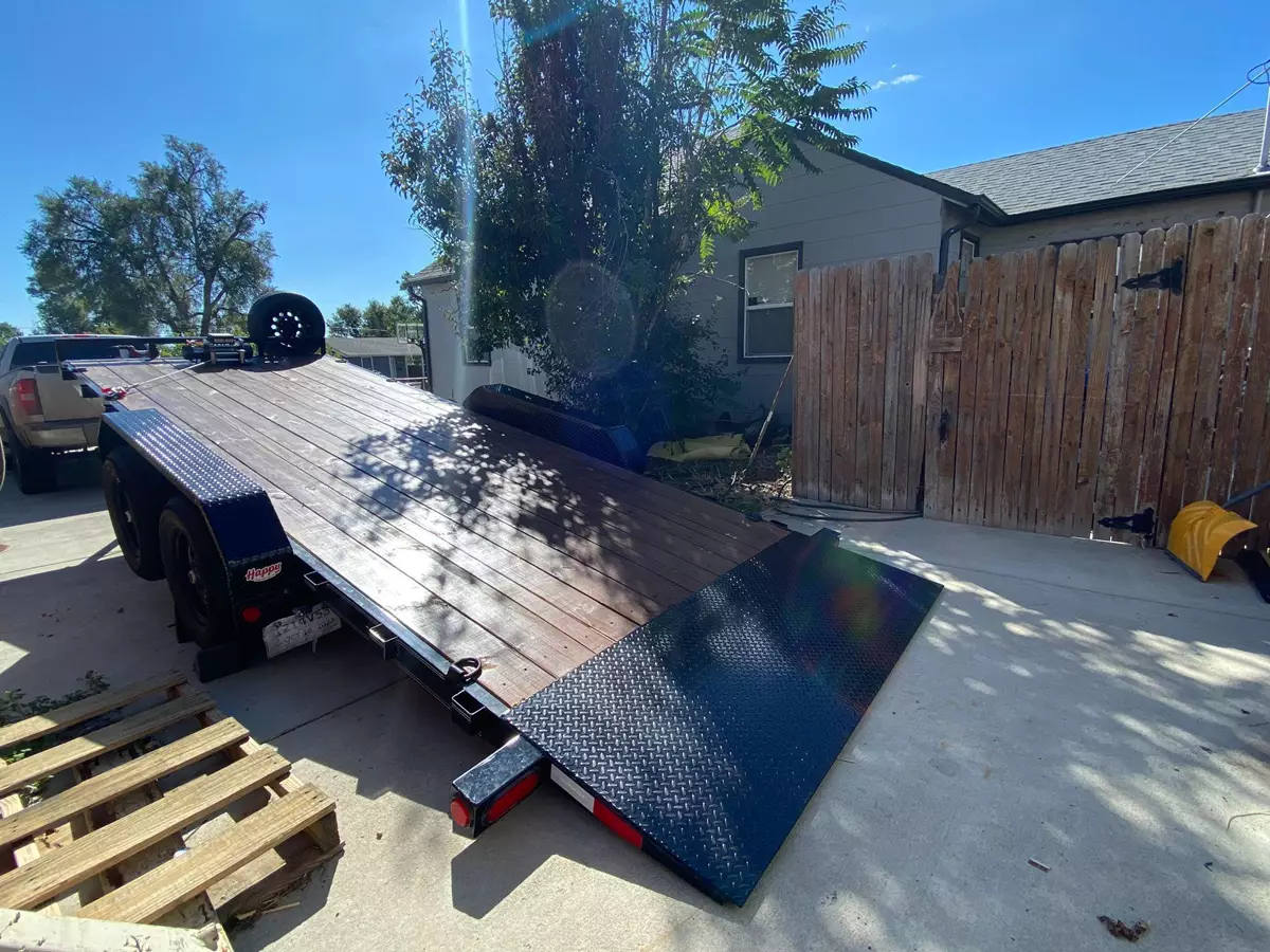 Hydraulic Tilt Flatbed Trailer for Rent in Denver CO