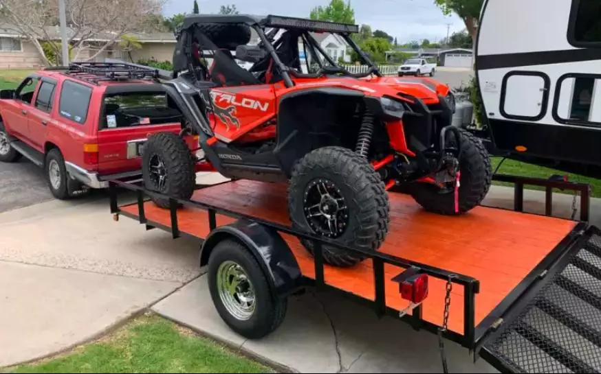 Learn How to Tie Down Your ATV on a Utility Trailer