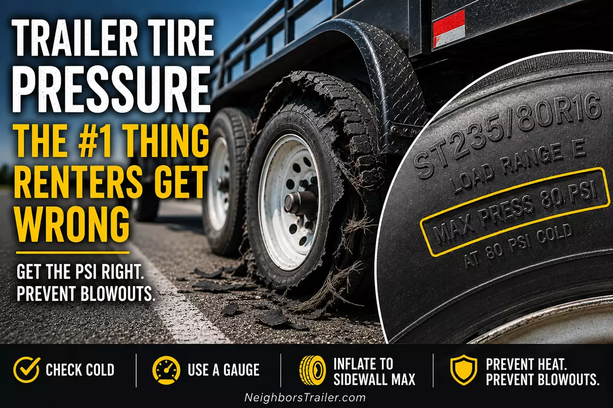 Trailer Tire Pressure: The Number Most People Get Wrong