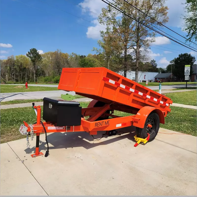 4' x 8' Mini Dump Trailer