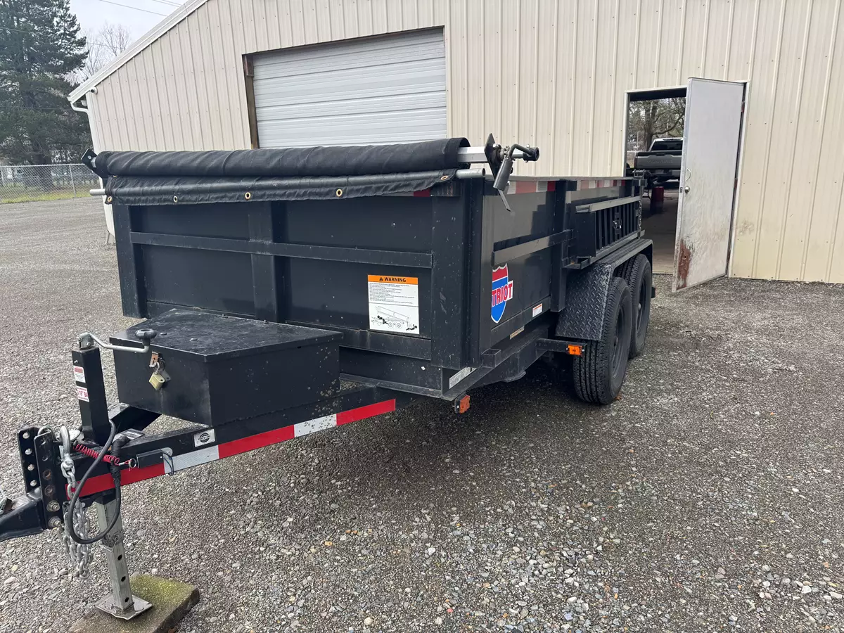 6' X 12' 10k GVW dump trailer