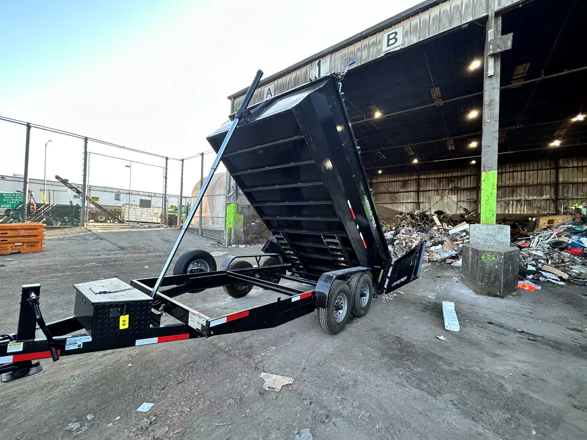 16k 7’ x 14’ Dump Trailer