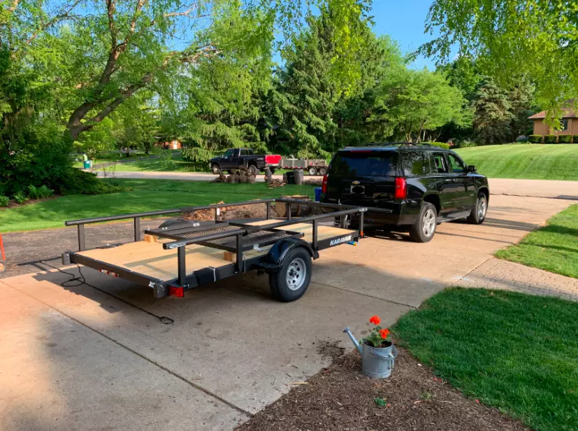 6’x12’ Open Flatbed Utility Trailer