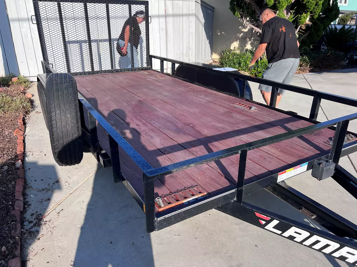 2018 Lamar Flatbed Utility Trailer 76' x 14' 5,000 lbs payload