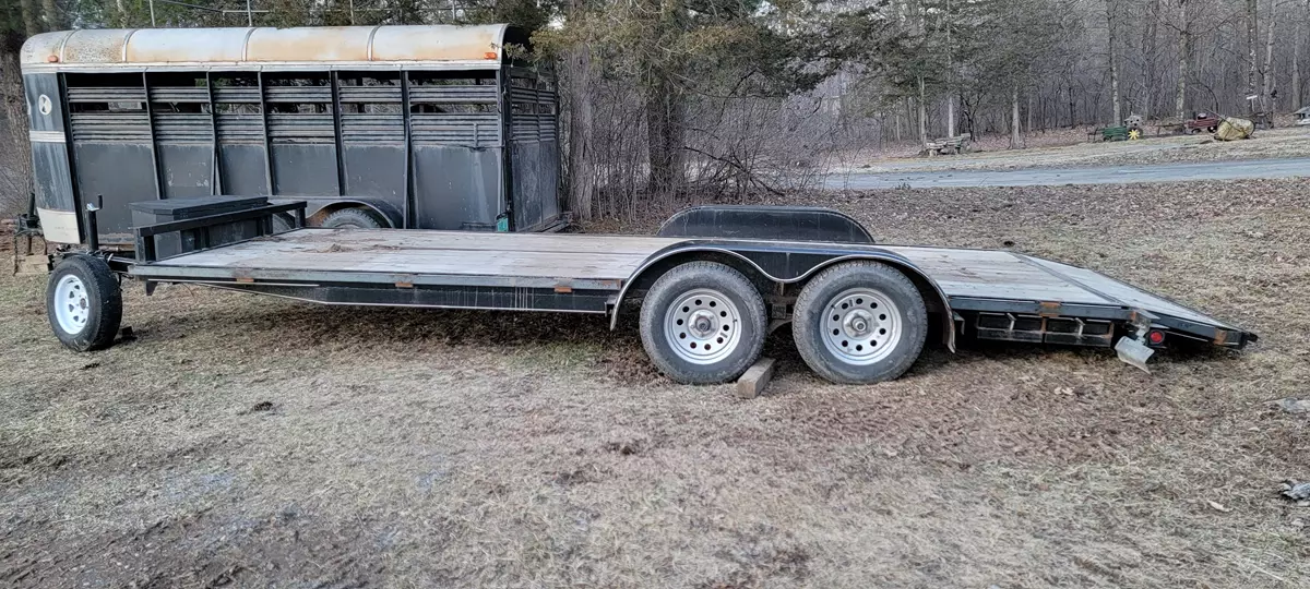 20ft Flatbed Car Hauler Trailer 