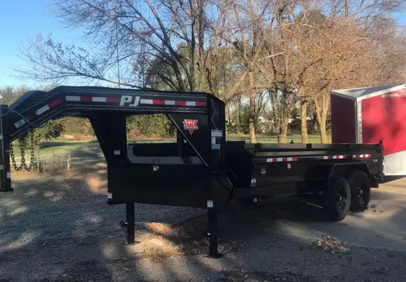 6x16' Gooseneck Dump Trailer