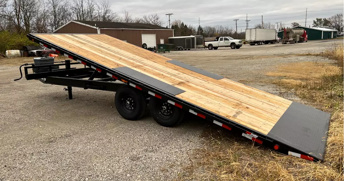 22' FULL TILT DECKOVER - 10,000lb. Payload Capacity