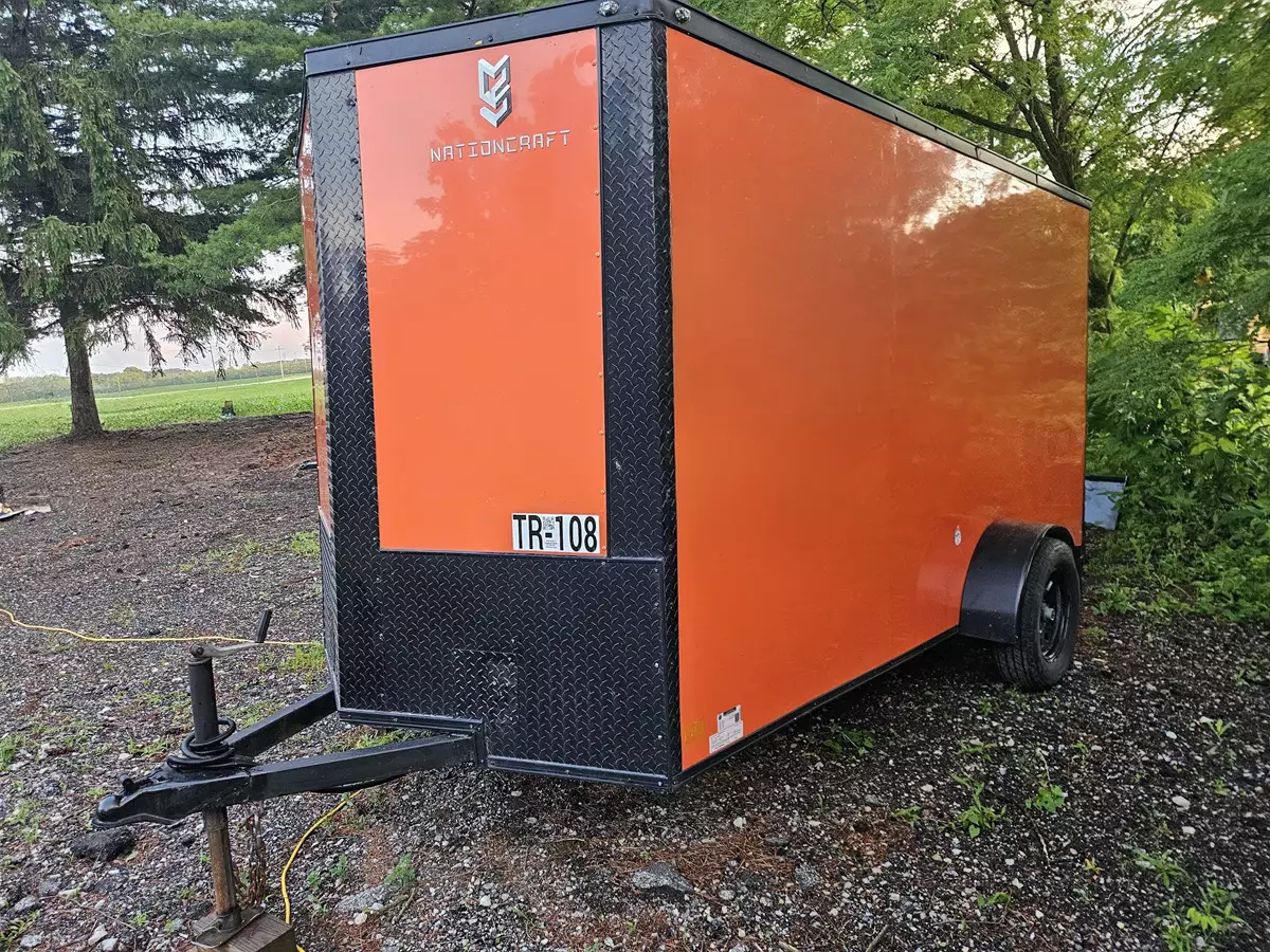 6' x 12' Enclosed Motorcycle Hauler