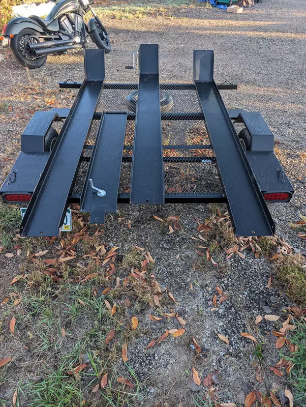 3 Rail Motorcycle Trailer