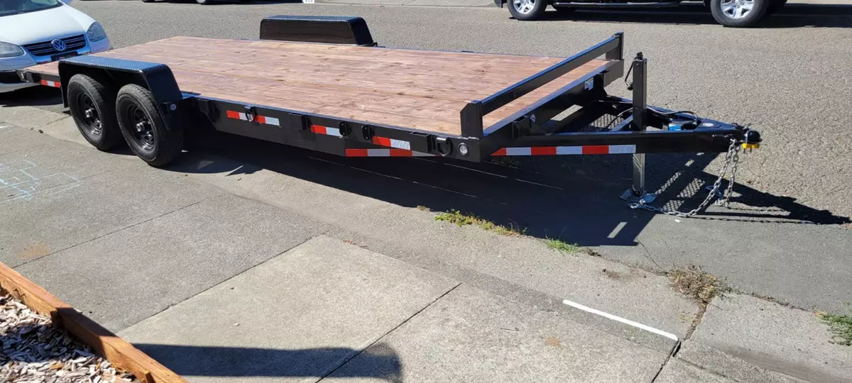 10000 GVWR flat bed trailer 20'