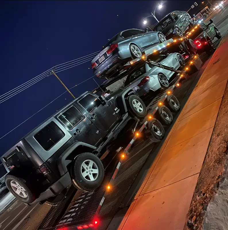 2020 texas pride 4 car hauler midsize vehicles or 3 fullsize suv or trucks. 26k gvw equipped with winch to load non op vehicles.