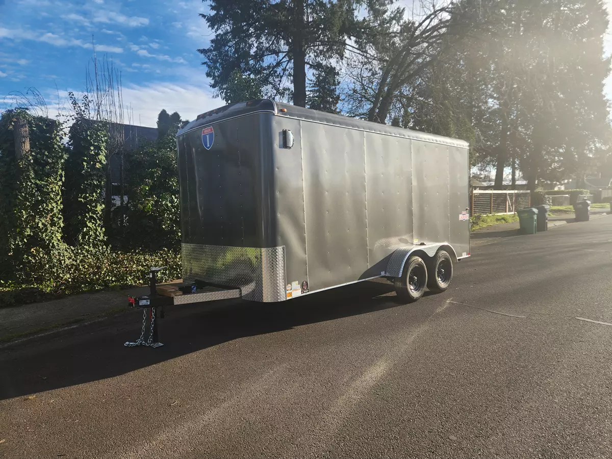 New 7ft x 16ft Enclosed with E-Tracks