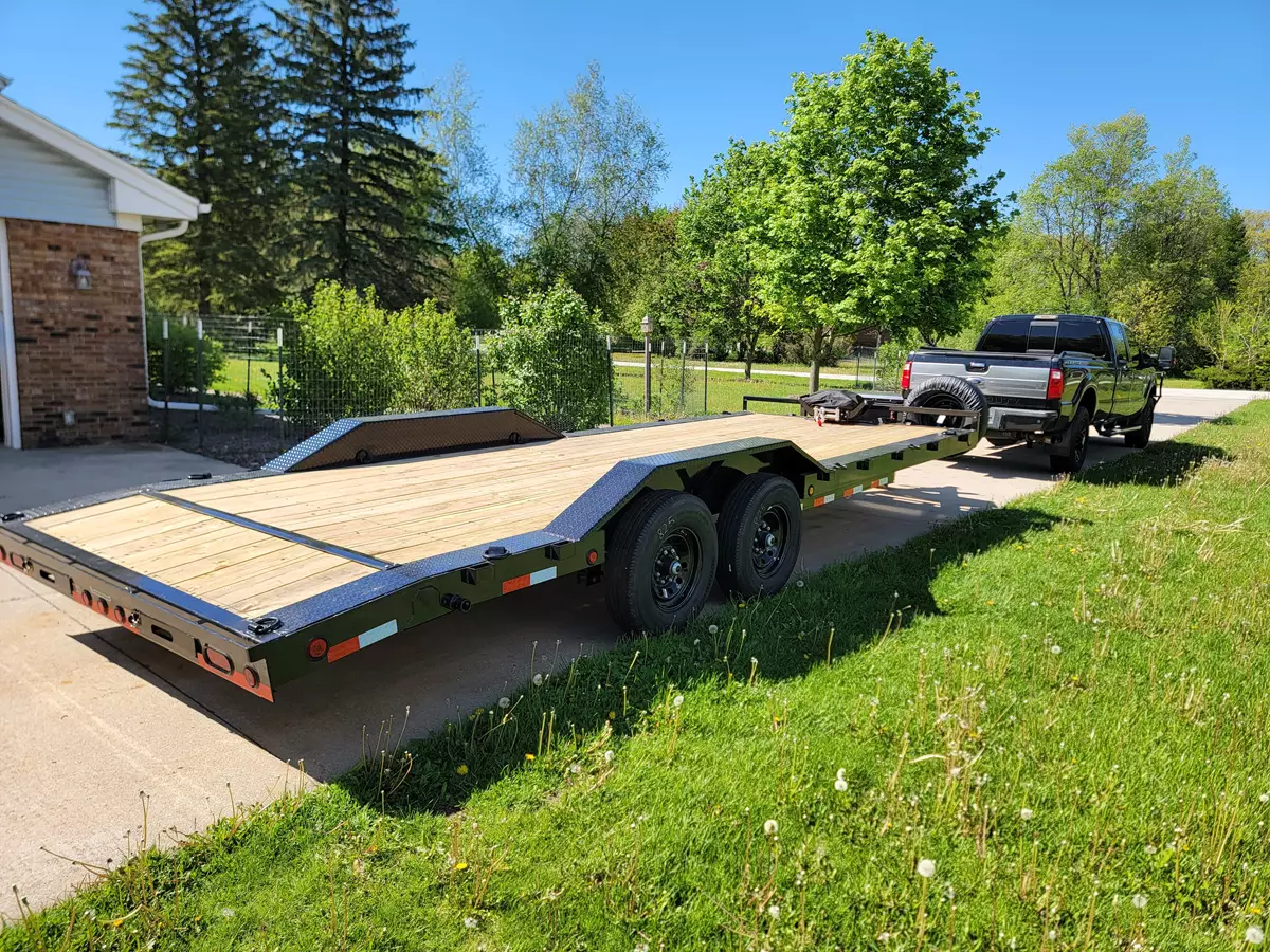 2024 22Ft Flatbed Trailer 14K