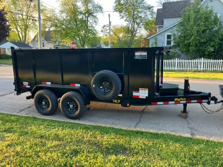 14ft x 4ft Dump Trailer