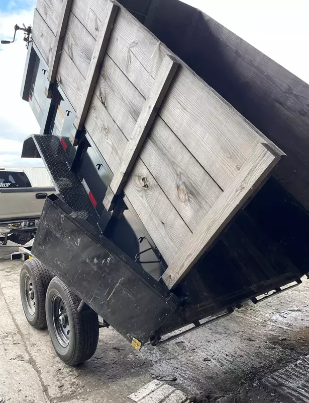 10' Auto Dumping Dump Trailer