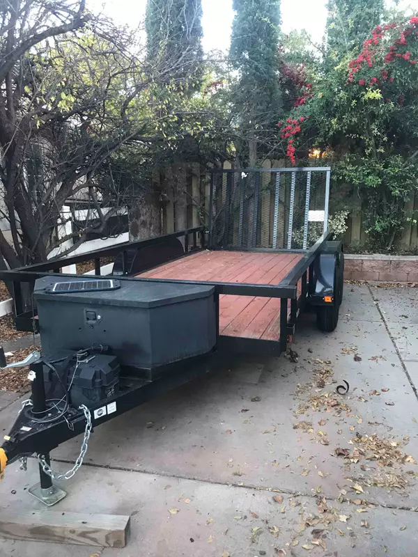 6'x14' utility trailer with winch