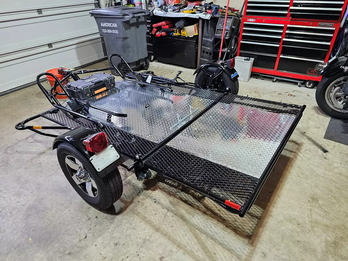 Motorcycle Trailer - Dual Ride-Up SRL Folding