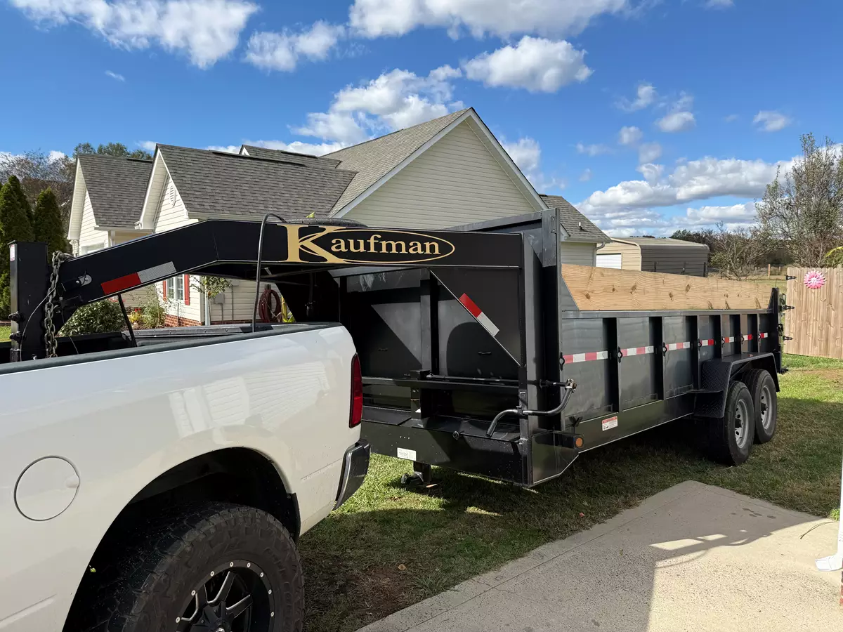 7' x 16' Kaufman Gooseneck Dump Trailer