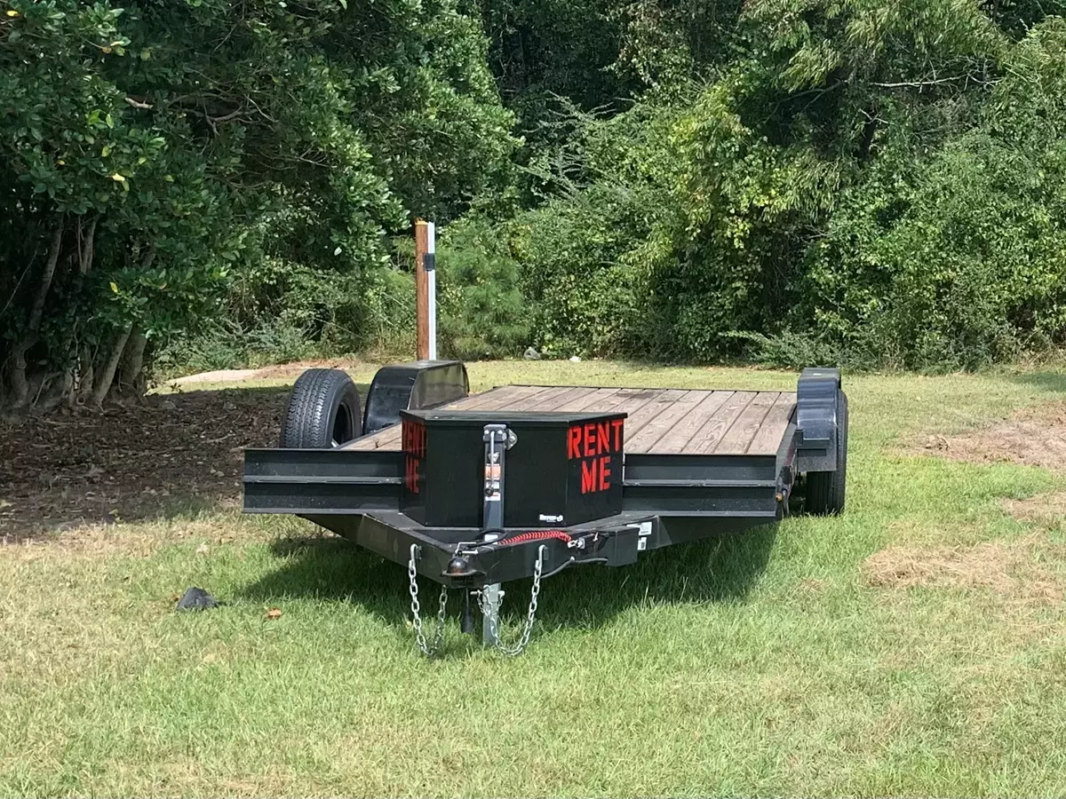 7' x 20' Car Hauler w/12k lb Winch