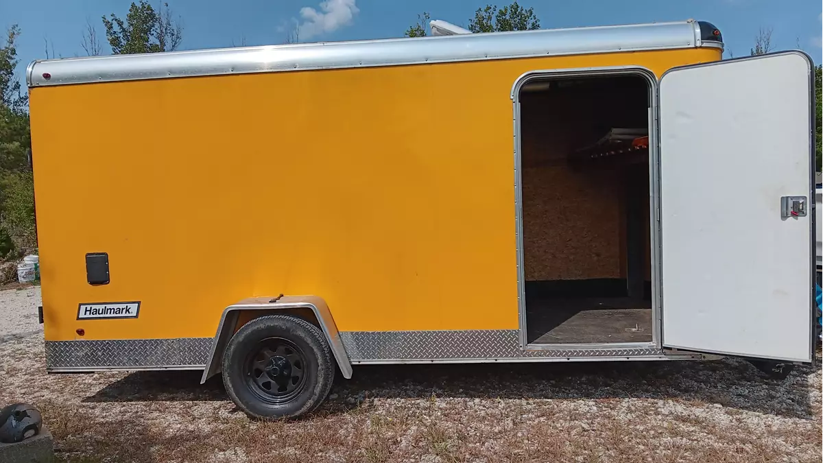 6x14 Single Axle Enclosed Trailer