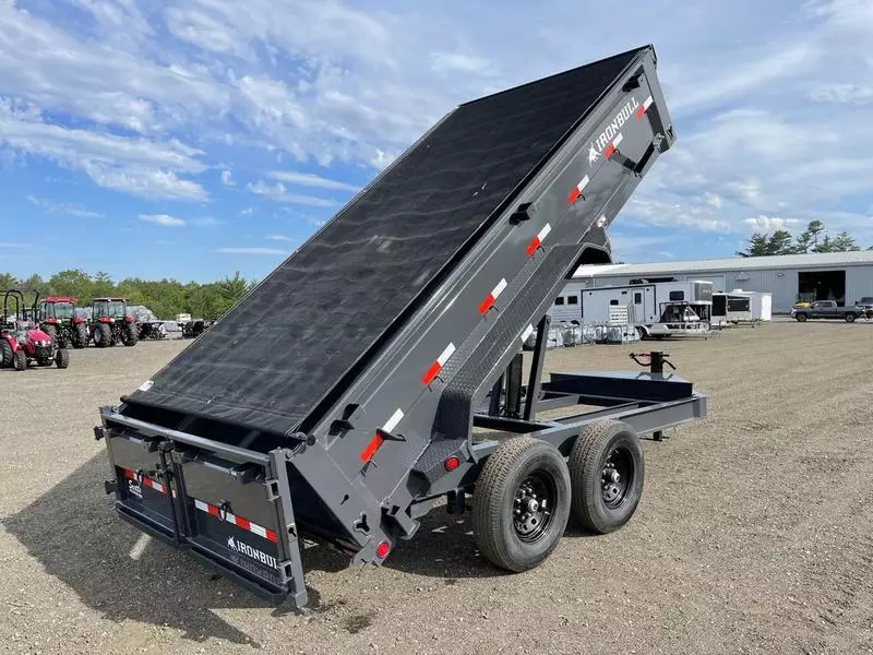 7x14 dump trailer bumper pull