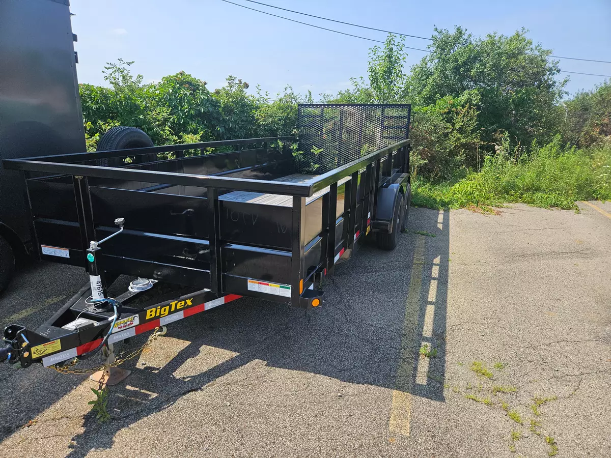 2023 18' Big Tex 10TV 18BK utility trailer
