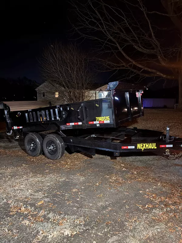 15K dump trailer 7 X 14