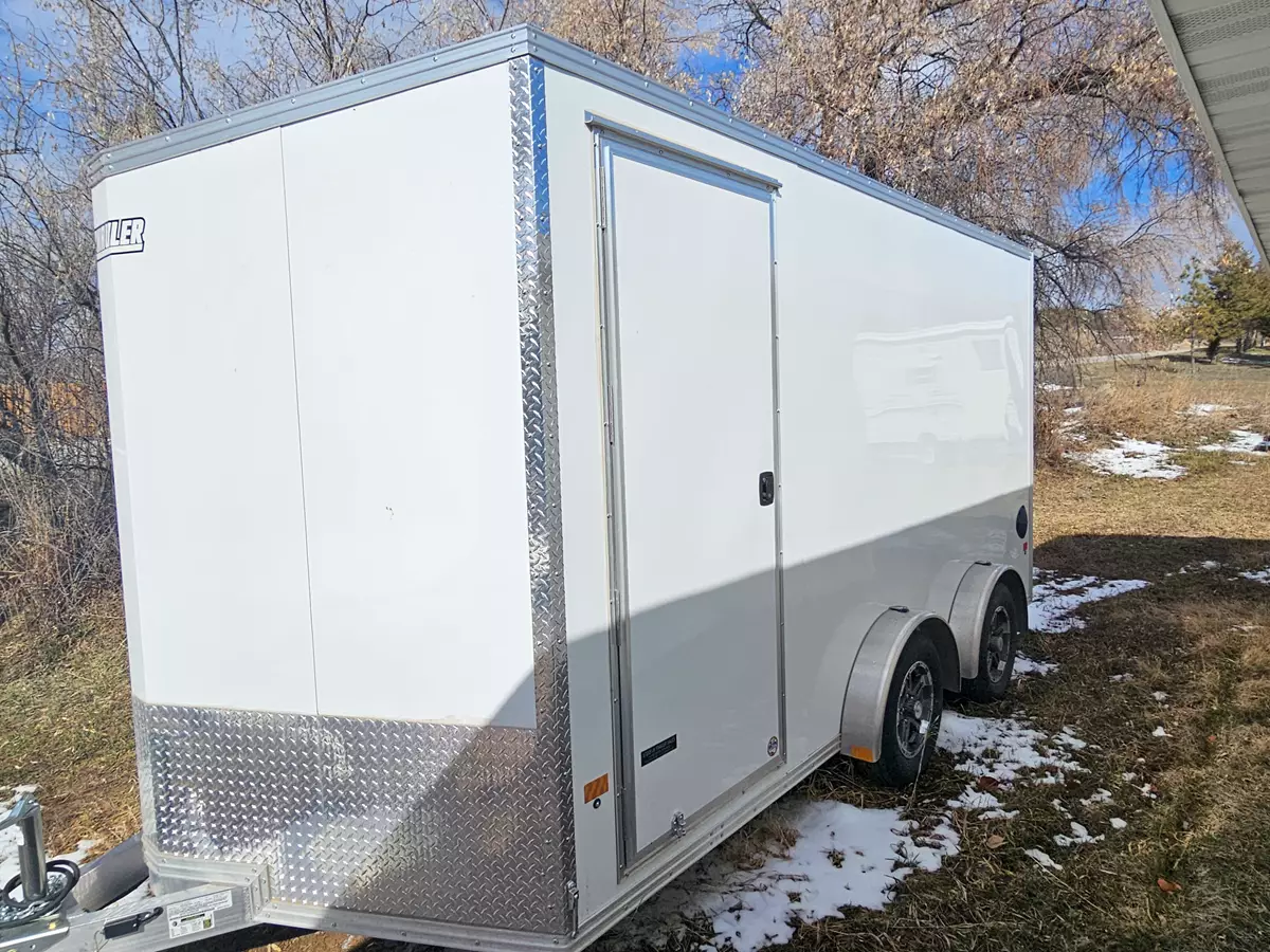 7.5x14ft EZ-Hauler Enclosed Cargo Trailer with Ramp