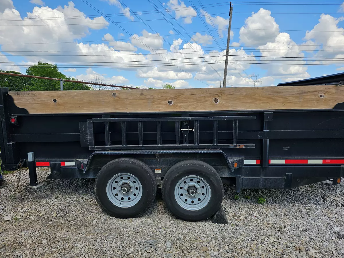 Dump Trailer, 6 ft. by 14 ft., Tandem Axle