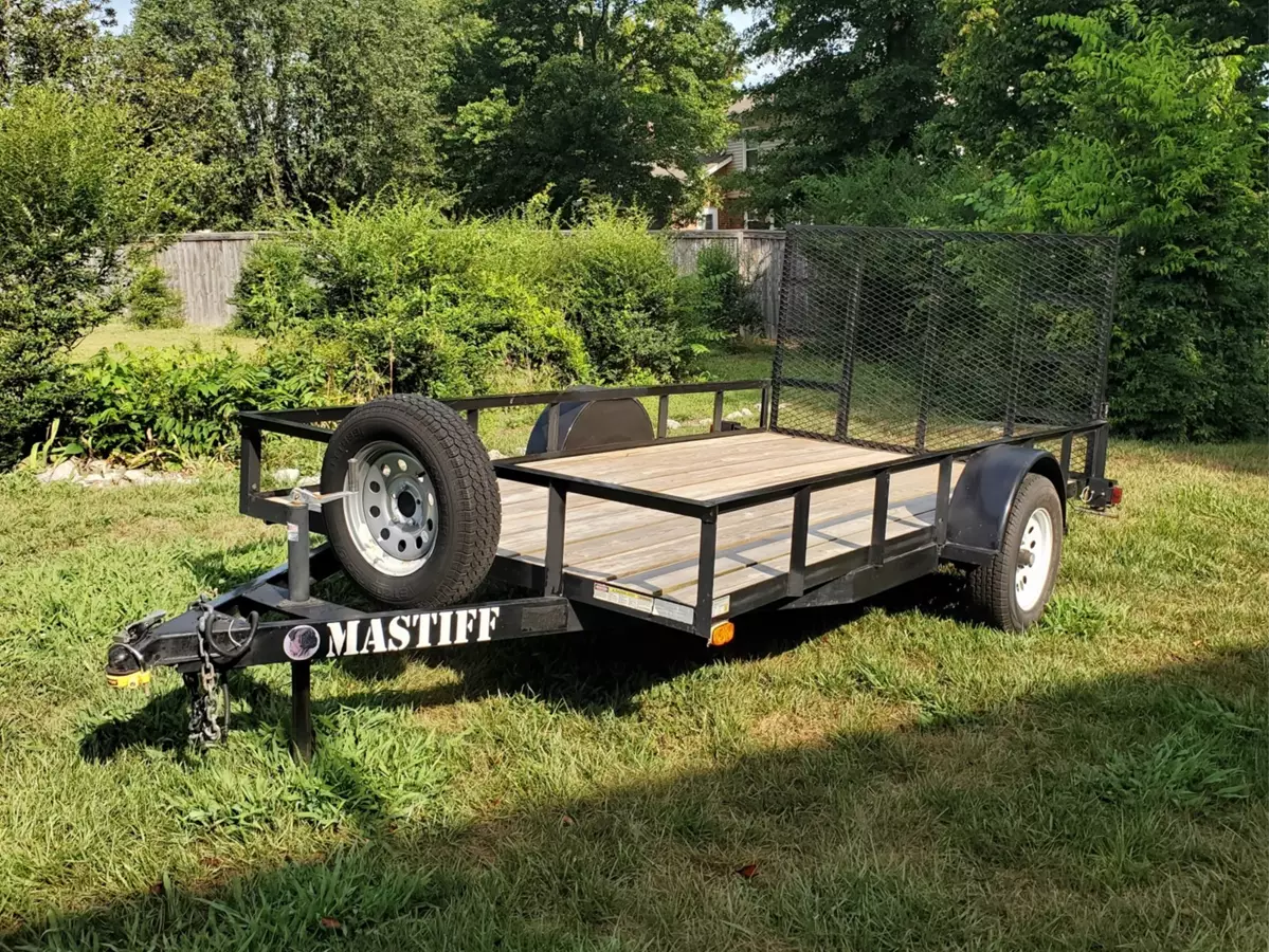 6'4" x 12' Ramp Gate Utility Trailer