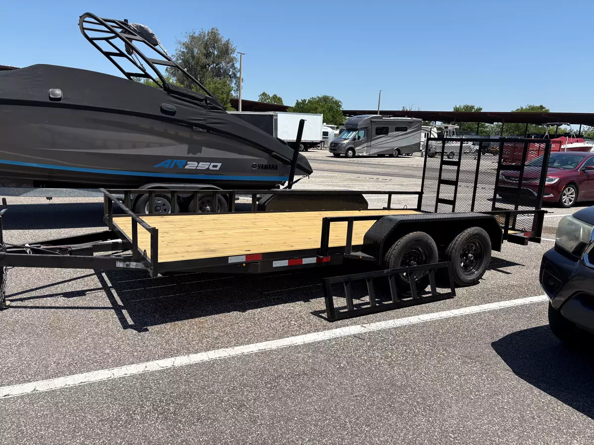 NGT 7' x 16' Side Loading Utility Trailer