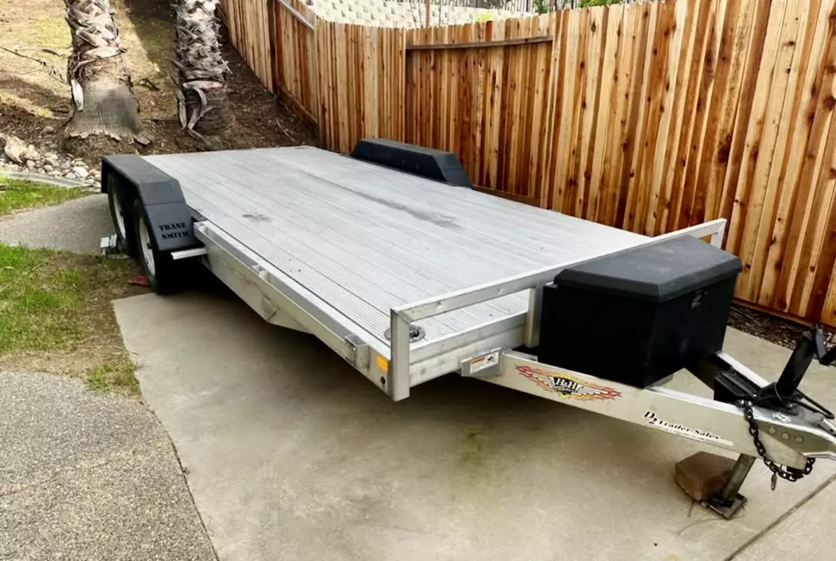 18’ Lightweight Aluminum Flat Car Trailer 