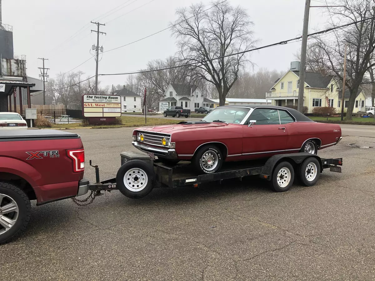 16’ car trailer with winch