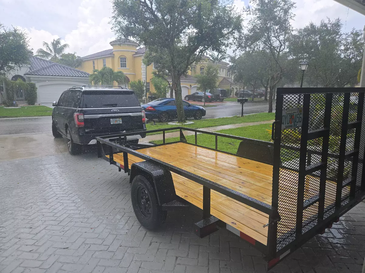 6ft x 12ft Utility Trailer- Ready to Haul