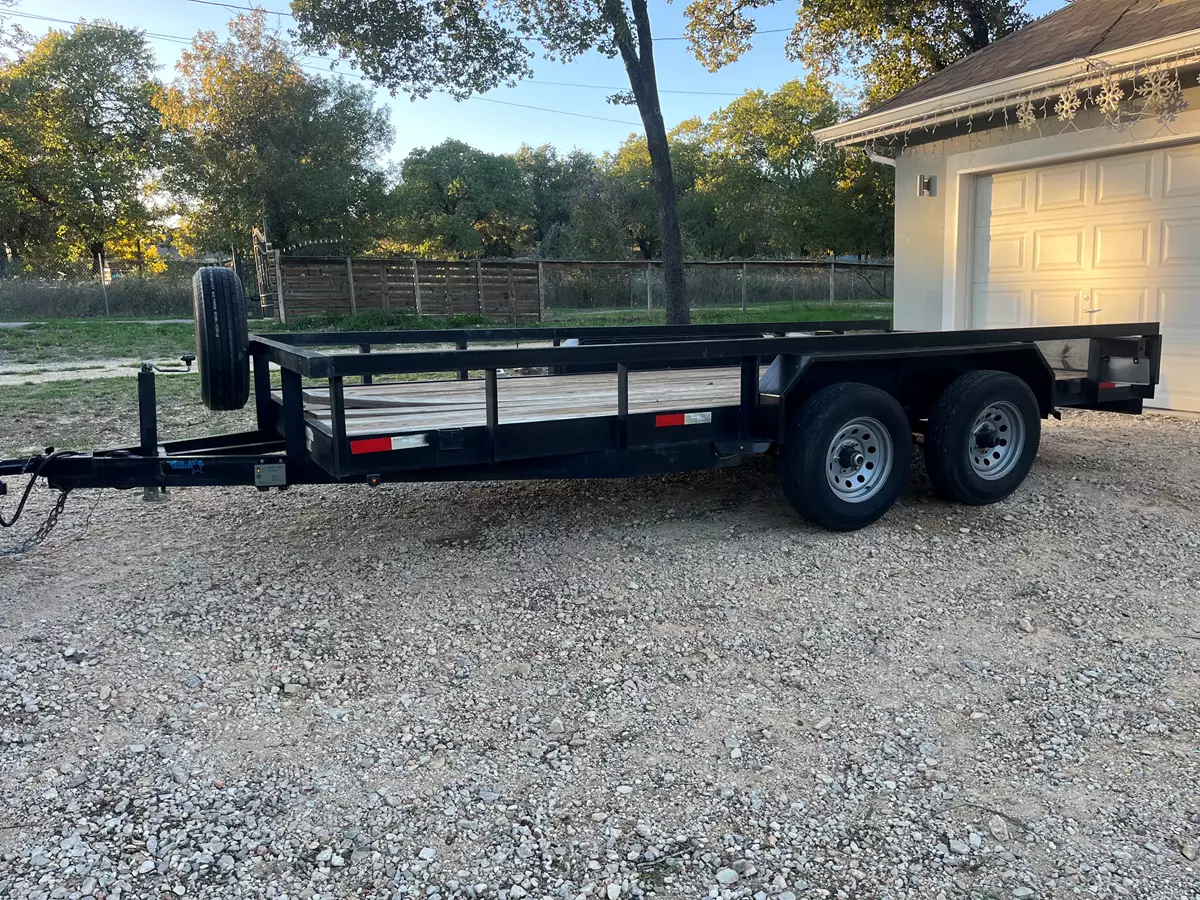 16' Medium duty utility trailer