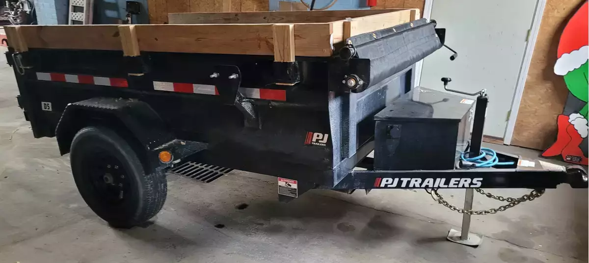 8' Single Axle Dump Trailer 