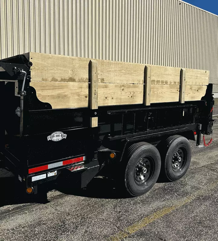 Excellent Condition - 12’ Dump Trailer. 1/2 ton can tow. 