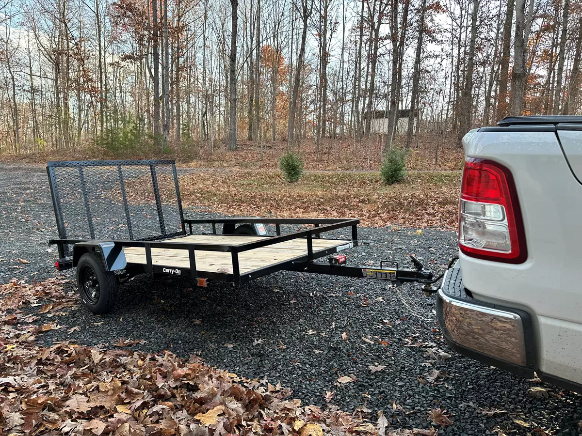 5' x 8' easy to tow with any car - motorcycle ATV setup optional 