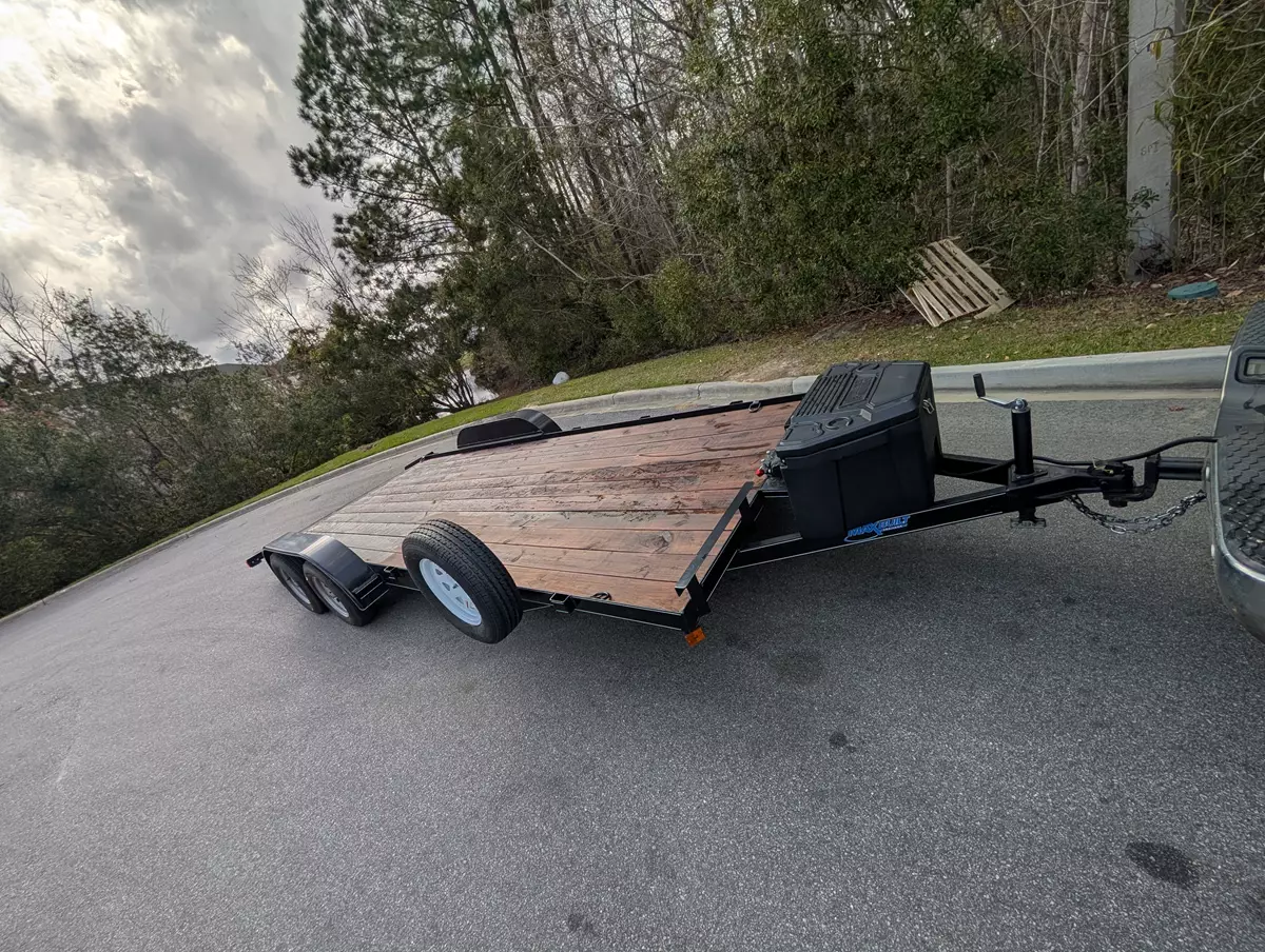 20' Car hauler with winch