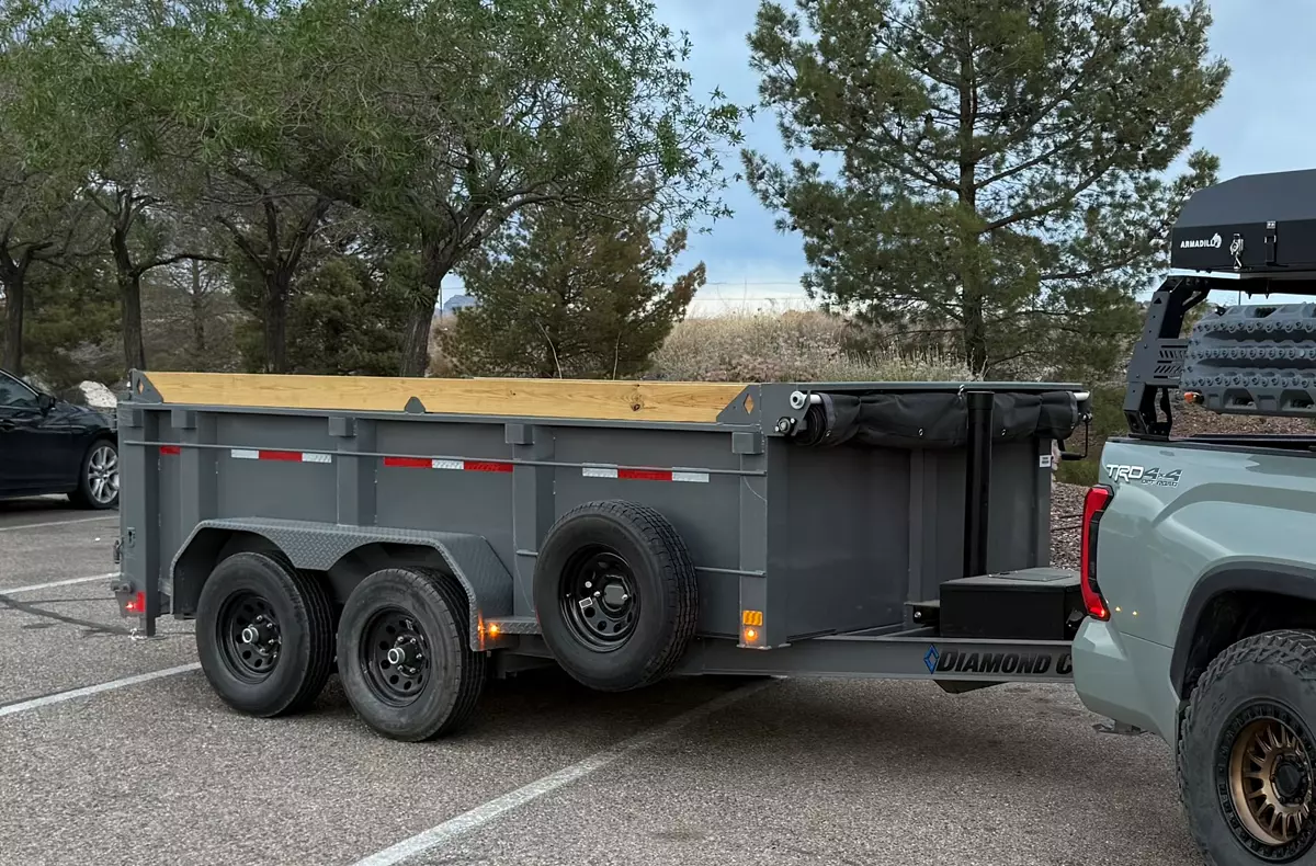 12ft 10k Diamond C Dump Trailer