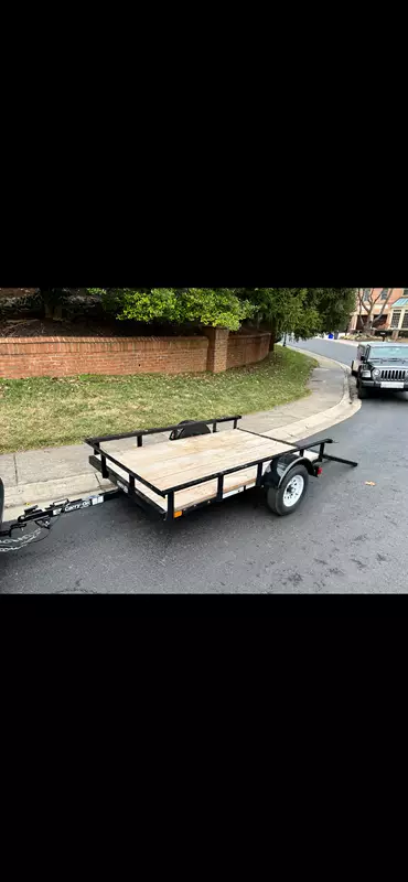 5x8 open trailer