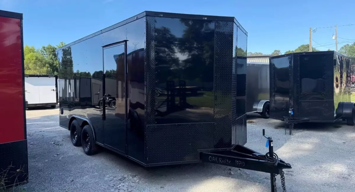16ft Blacked Out Enclosed Trailer
