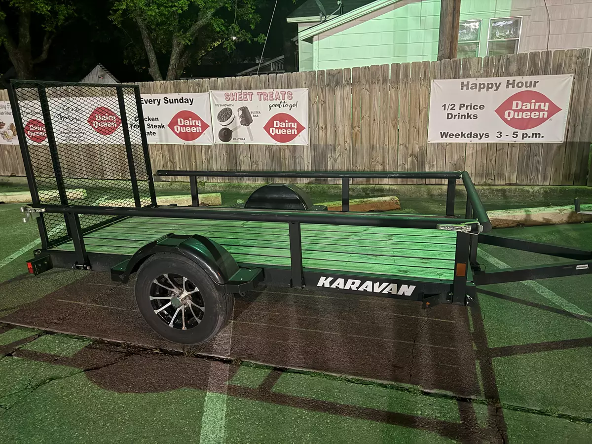 5ft x 10ft Wood Floor Utility Trailer Kit with Patented Pivot Down Rail System