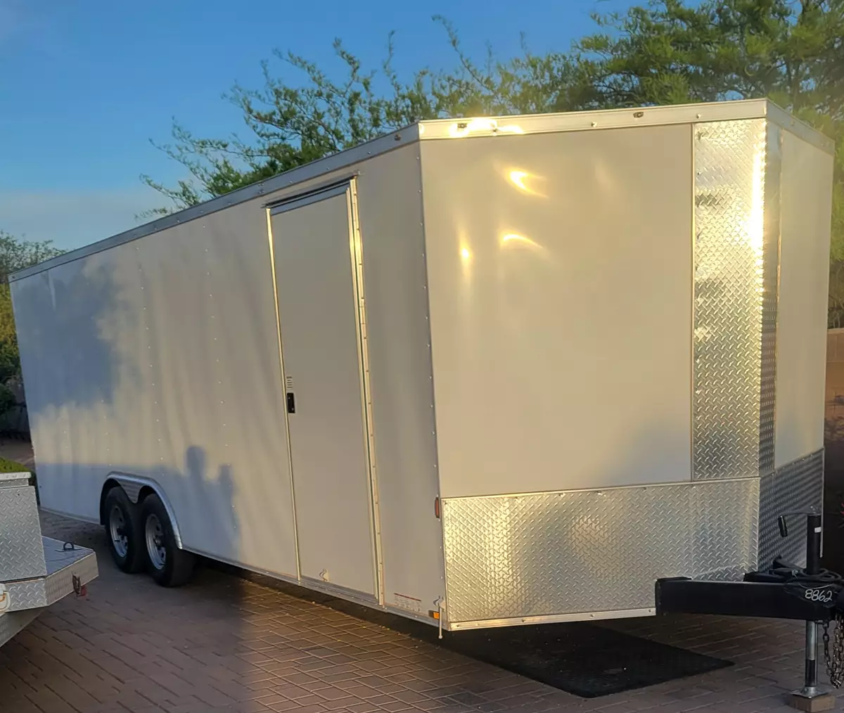 2022 Diamond Cargo 8.5ft x 24ft V-Nose Enclosed Cargo Trailer