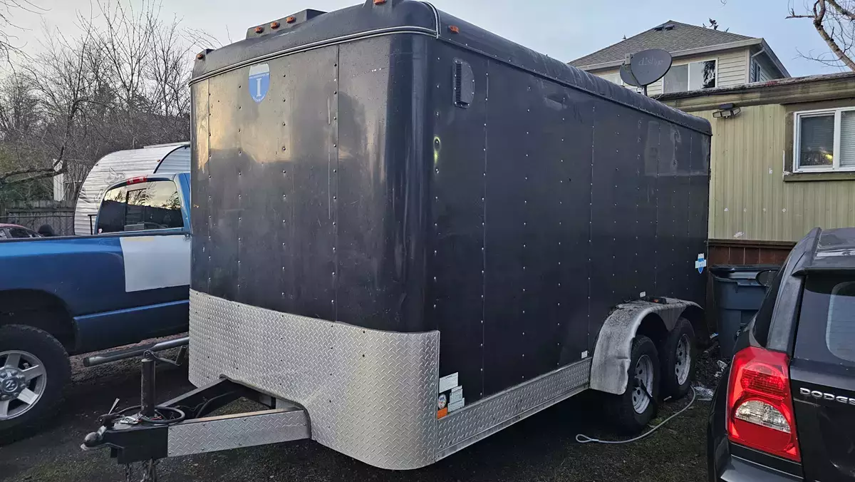 7'x14' Enclosed Trailer with ramp door