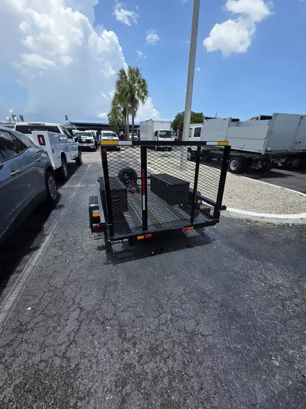 8ft x 5ft Motorcycle Trailer with Toolboxes