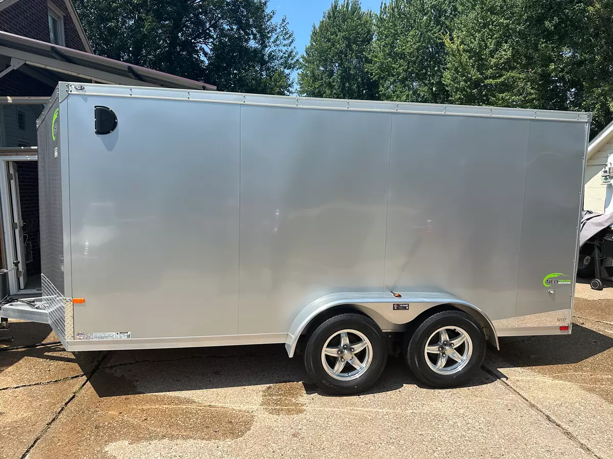 7x14 Motorcycle Trailer Enclosed