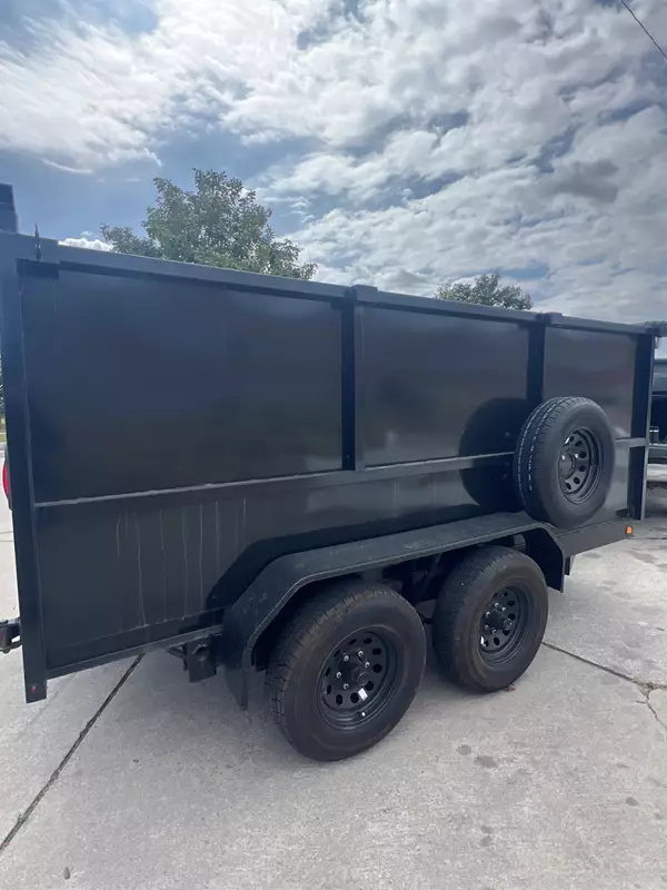 8' x 12' with 4' high wall Dump Trailer