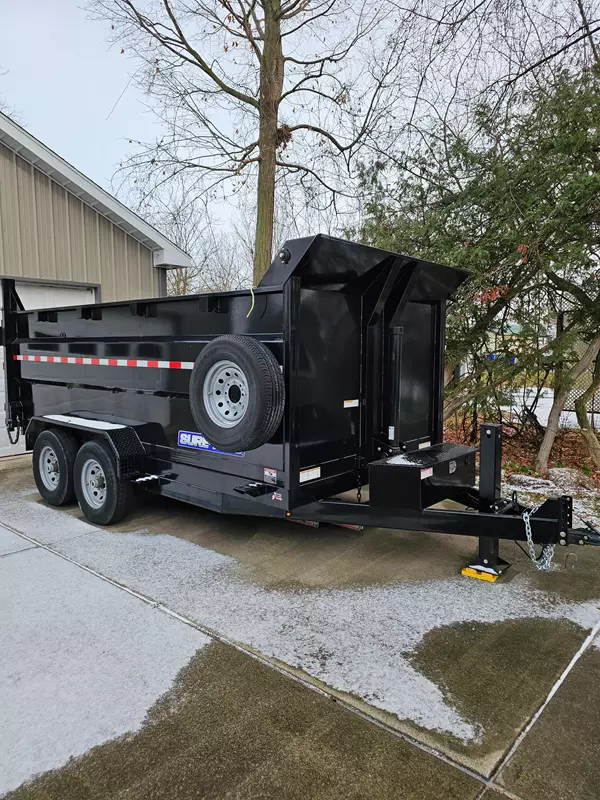 2022 Sure Trac Dump Trailer 4ft Sides