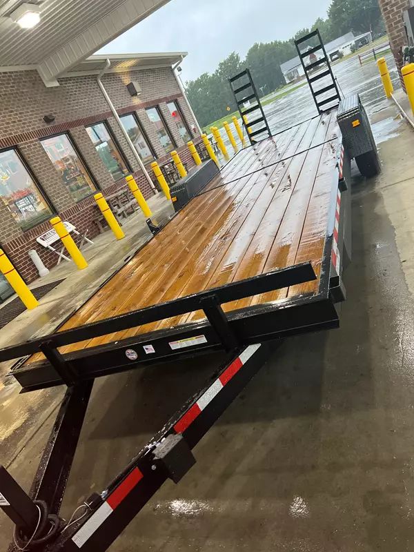 7’x24’ flatbed trailer 14k lbs 12k winch